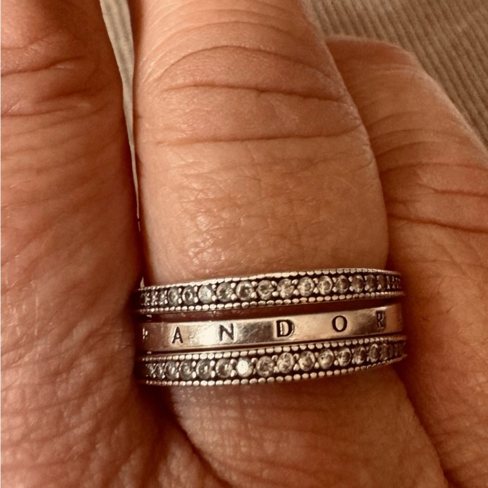 Pandora Silver Flip Ring